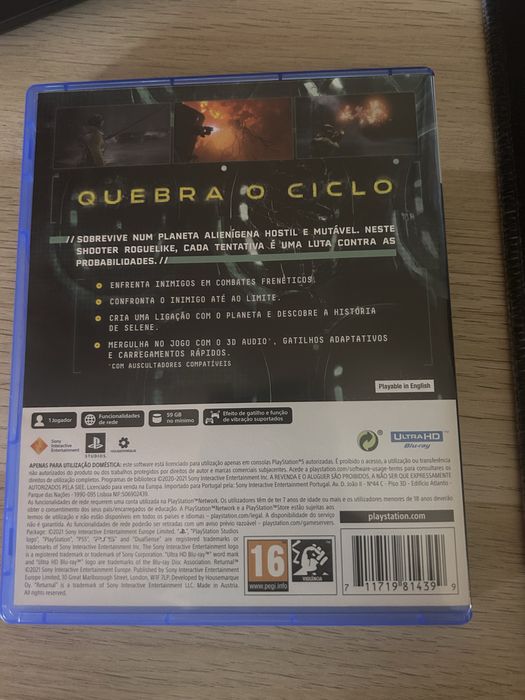 Jogo Returnal PS5