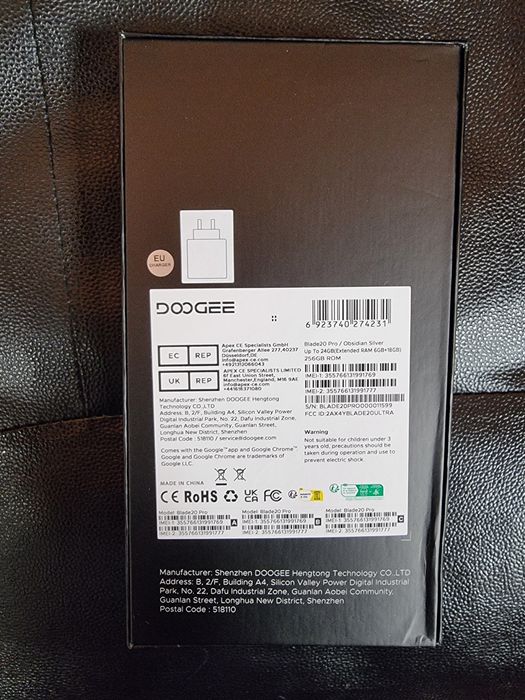 Smartphon pancerny Doogee Blade 20 pro