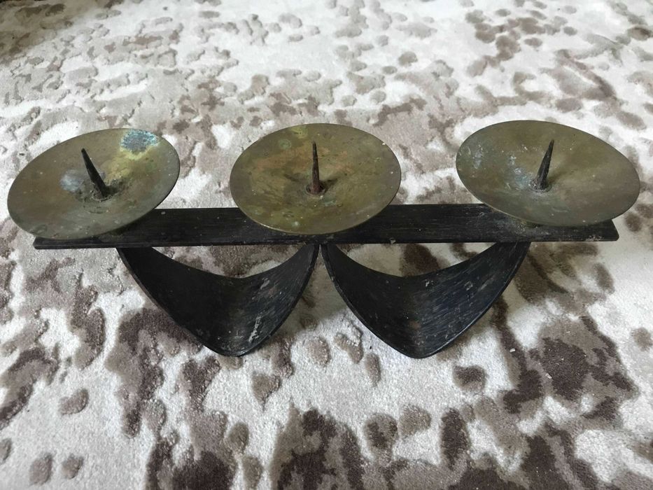 Підсвічник металевий верх латунь