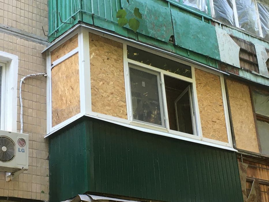 Закроем окна ОСБ листами