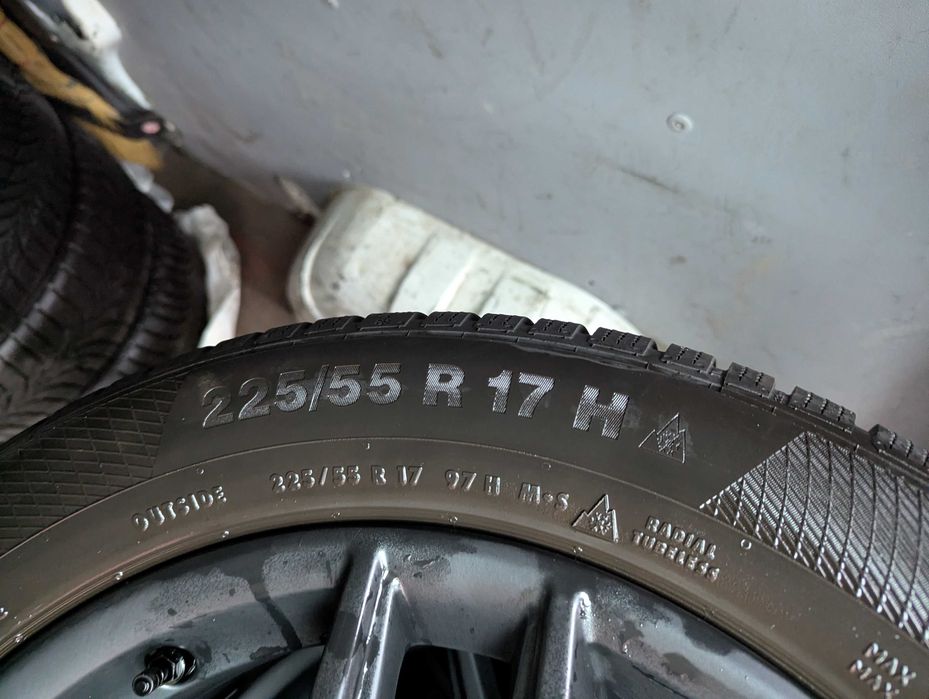 зима 225/55R17 шини Continental WinterContact TS850p, ~7-8mm, DOT3917