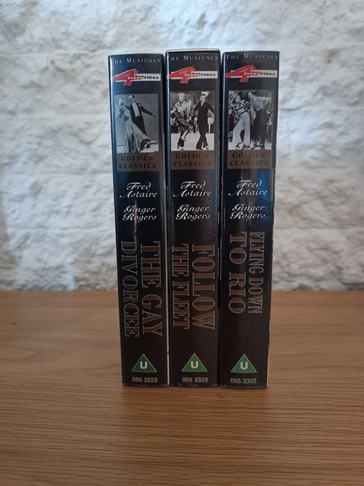 Filmes VHS - Fred Astaire edição UK