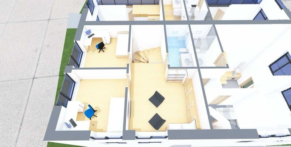 Камин+электрика Таун Квартира/Стоянка  123м2/3эт/4спальни/3с/у/Дворик.