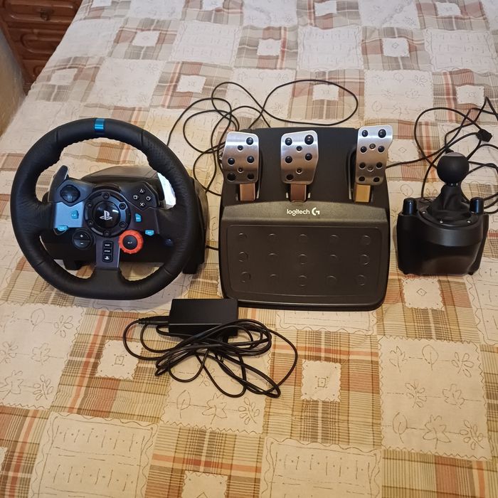 Logitech g29 + Logitech G Driving Force Alavanca de mudanças