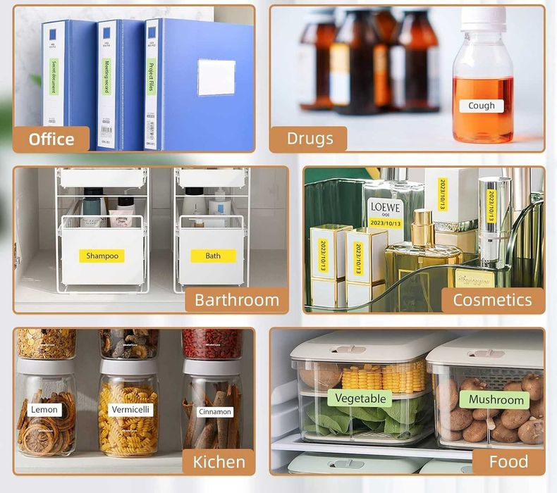 Drukarka etykiet Vretti HP2 bluetooth biała termiczna etykietnica