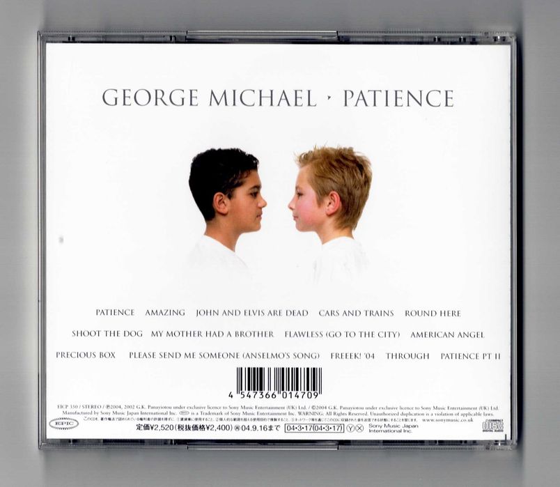 George Michael Patience 1press 2004 CD Japan