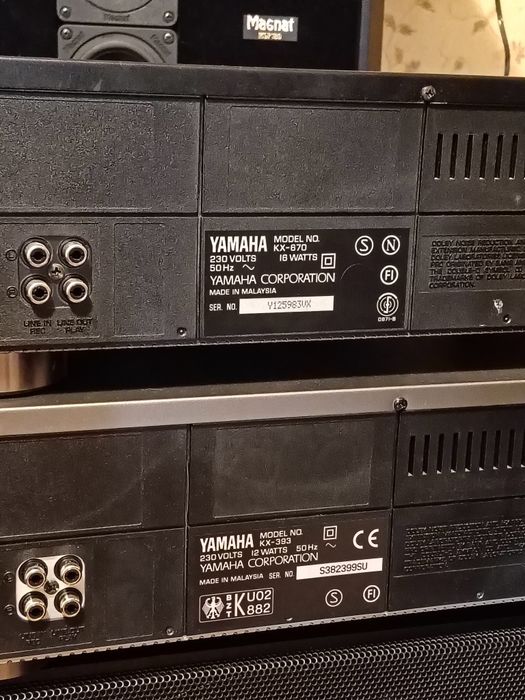 Кассетная дека YAMAHA KX670,KX393