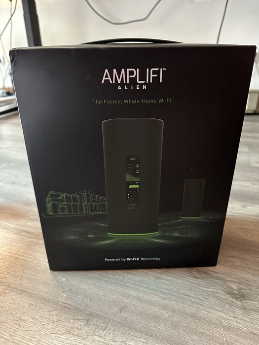 Router Mesh Amplifi Alien com Meshpoint/satélite