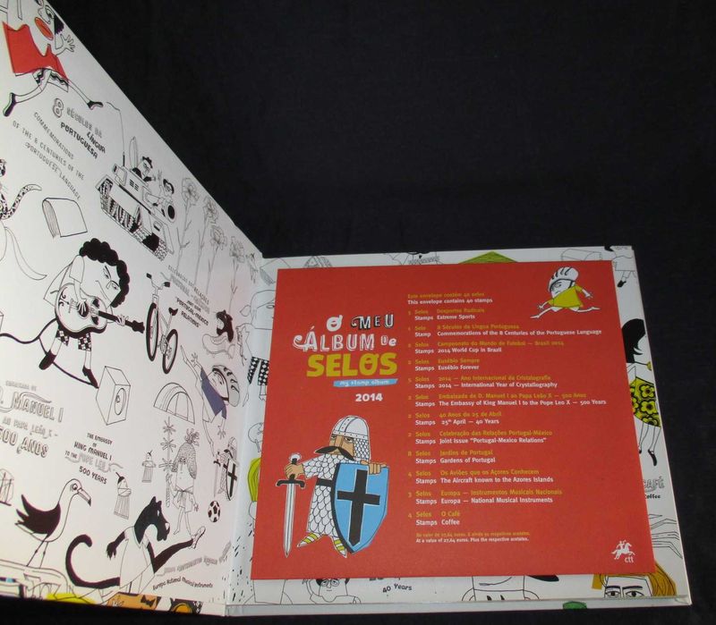 Livro O Meu Álbum de Selos 2014 CTT