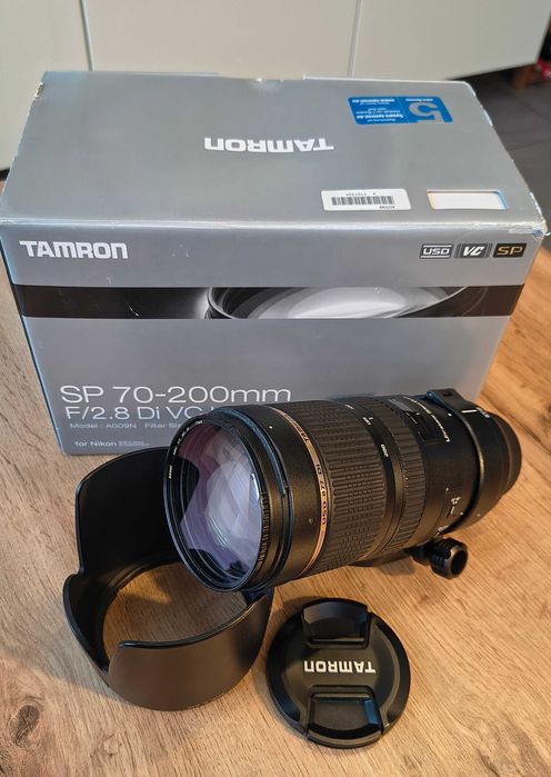 Obiewktyw Tamron SP 70-200 mm f/2.8 Di VC USD + Marumi UV - Nikon F