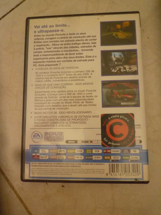 Need for Speed Porsche PC CD-Rom Classics jogo Raro com manual