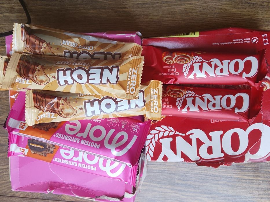 Super cena! 40x Batoniki proteinowe i energetyczne