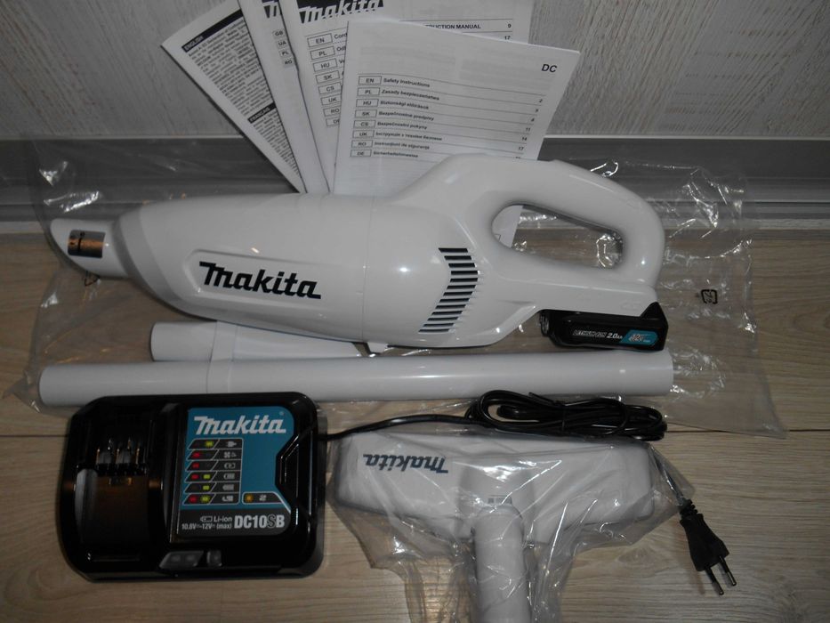NOWY odkurzacz MAKITA 3 biegi, oswietlenie LED, bateria, ladowarka
