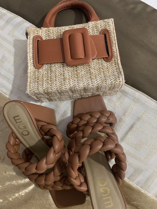 Conjunto bolsa e salto