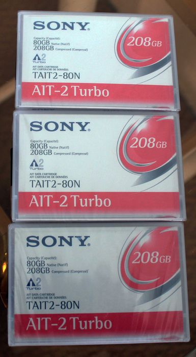 Кассета новая упаковка 10 штук SONY TA1T2-80N 208GB