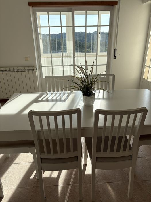 Conjunto de mesa de jantar extensivel