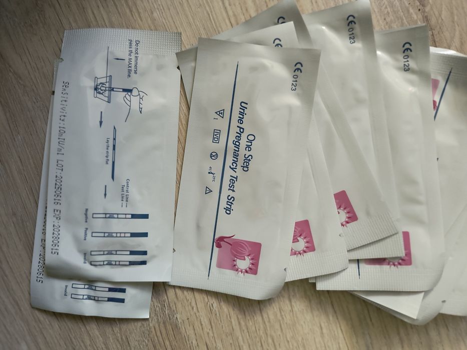 Testy ciążowe HCG  50 szt czułość 10