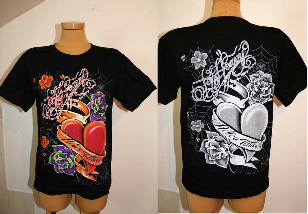 Koszulka z Krótkim rękawem czarny T-shirt HOT Eagle rozmiar: M