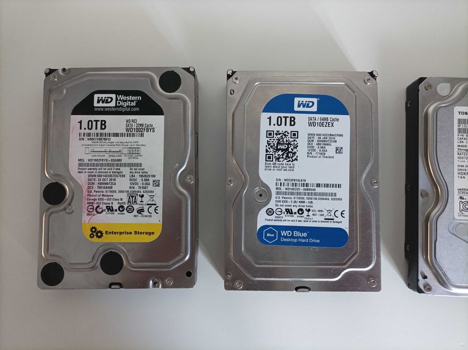 Disco Rígido HDD 3.5 Western Digital | Toshiba | 1TB Capacidade