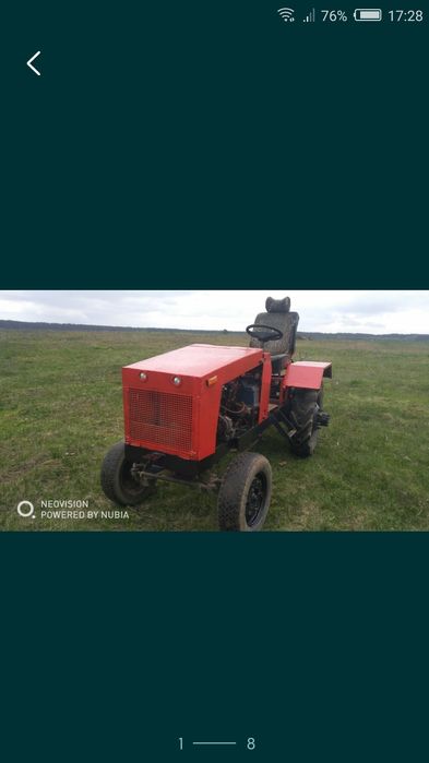 Скаладаю  саморобний тракторець