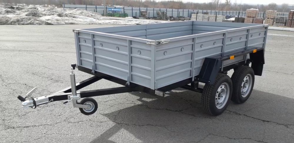 Причіп Двохосний Кремінь+Коріда-Тех. Розстрочка без%! Причеп легковий