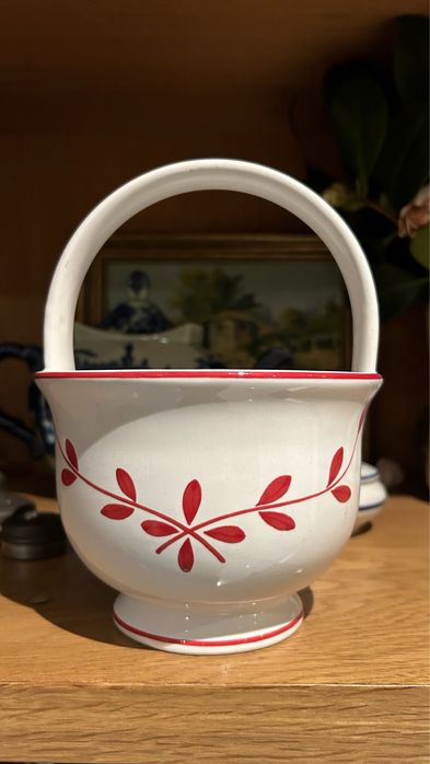 Cesta em cerâmica Alcobaça Raul da Bernarda
