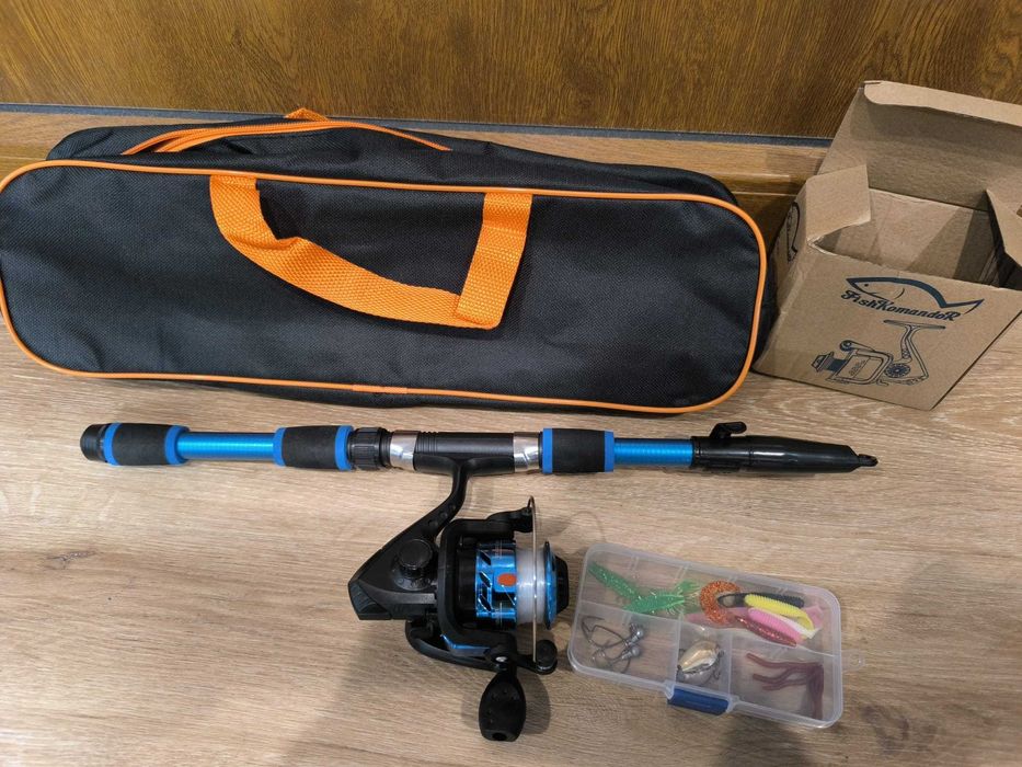 Cana de Pesca+Bolsa e Acessórios NOVO