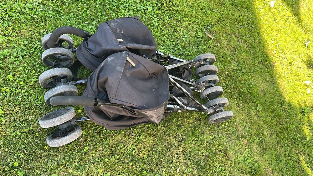 Wózek podwójny bliźniaczy