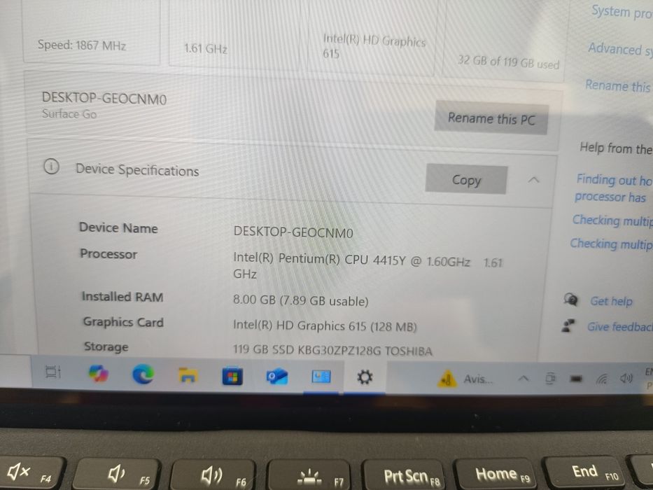 Microsoft surface go 4