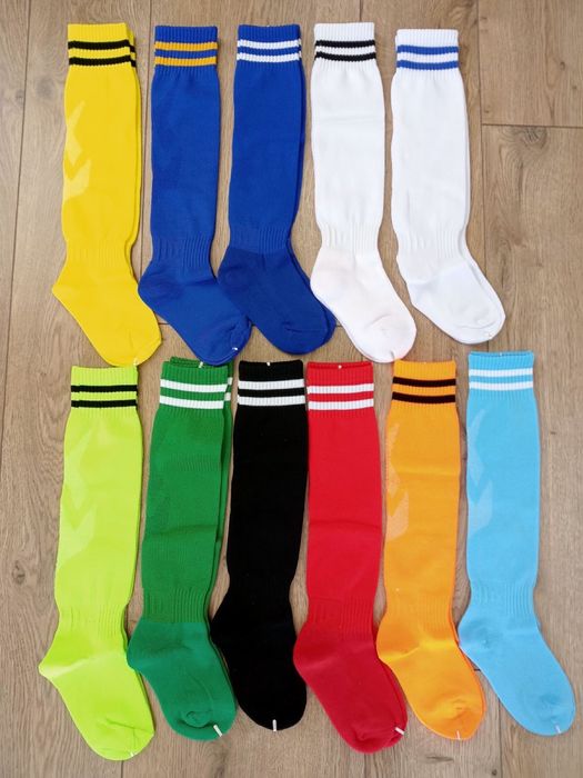 Гетры детские ЛЁГКИЕ (размер 27-34,32-39,40-45) футбольные (за пару)