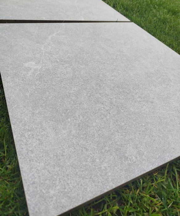 Ogrodowa Płyta gresowa na ścieżki tarasy pod basen 60x60 jasno szara