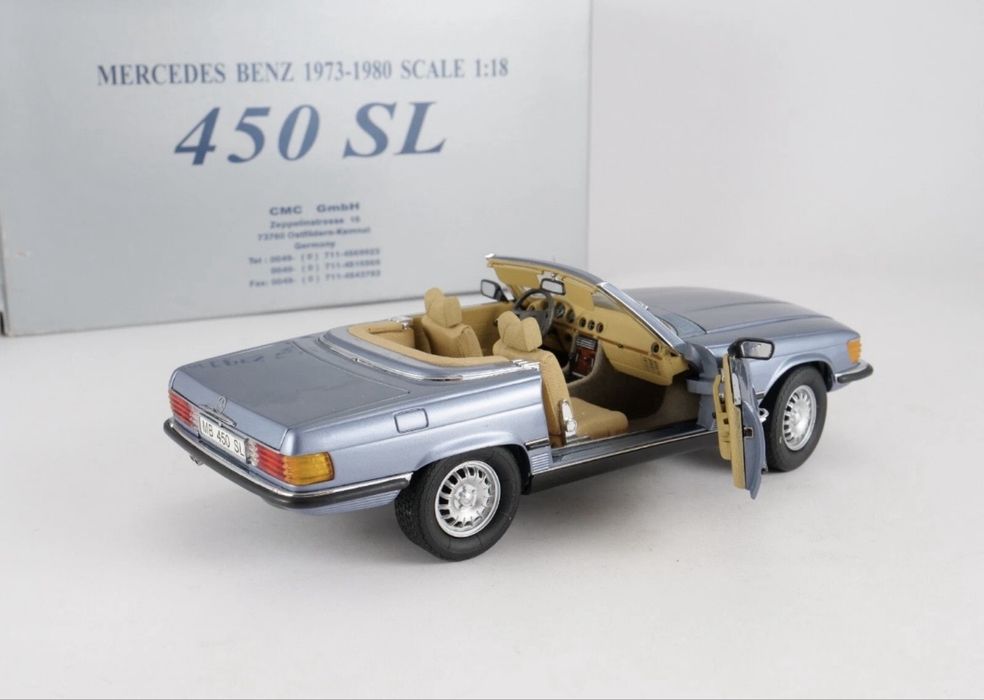 Rarytas CMC Mercedes 450SL R107 skala 1/18