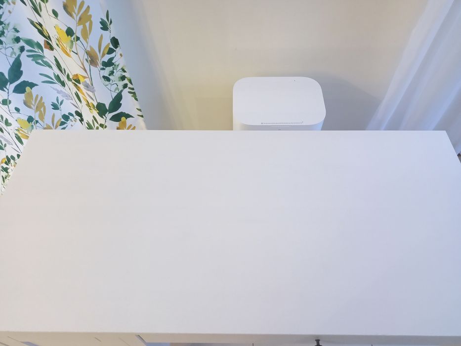 Ikea Hemnes białe, sosnowe biurko 120 x 55 cm