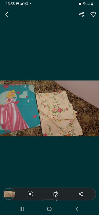 Дитячий натуральний ,спальний набір(підковдра+подушка+комплект постілі