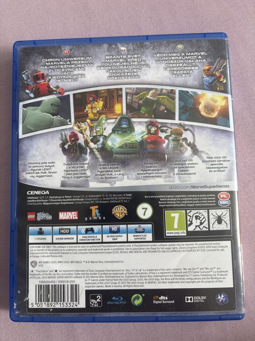 Lego marvel super heroes ps4