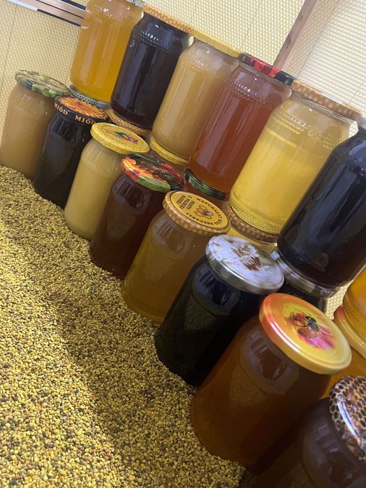 miód, miód naturalny pszczeli sloik miód gatunki matki pszczele