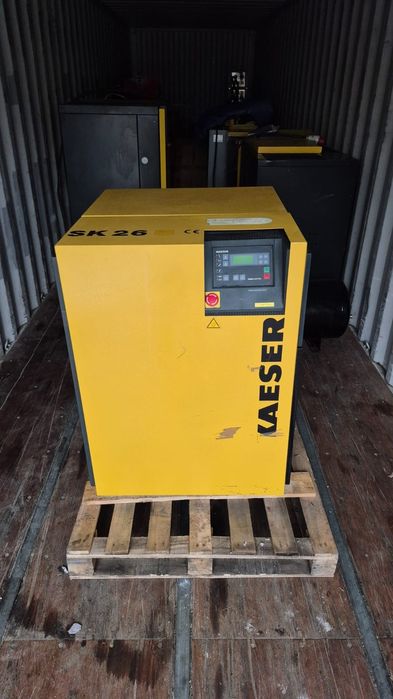 Kompresor Śrubowy KAESER SK 26 – 15 kW – 8 bar – 2544 l/min SPRĘŻARKA