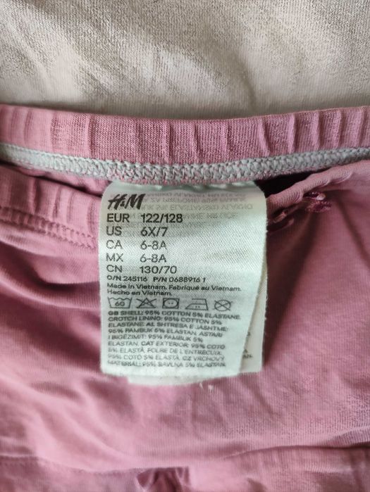 Zestaw Majtki H&M 122/128 (9 szt)