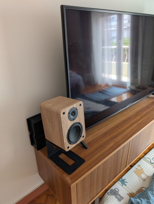 Colunas Ativas VULKKANO A4 50W Bluetooth – Madeira