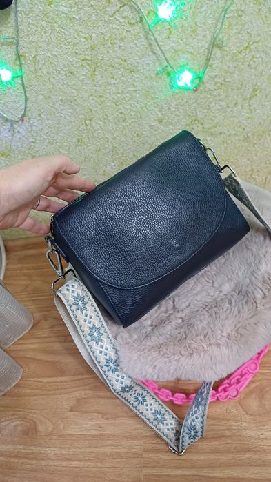 Сумка женская натуральная кожа Borse in Pelle Италия