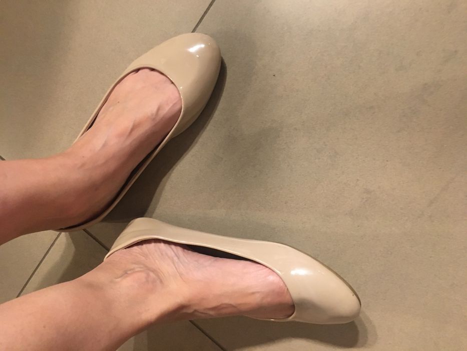 Ecen&Odd baleriny nude r.39 lakierowane