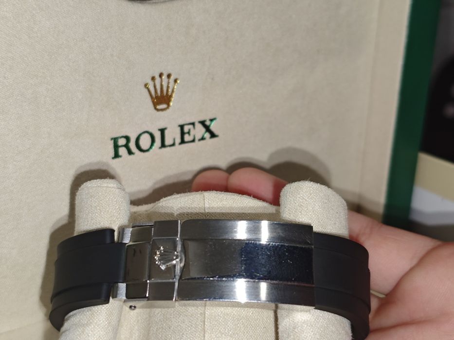 Rolex Daytona "Ghost" – Mostrador Cinza com Pulseira Oysterflex