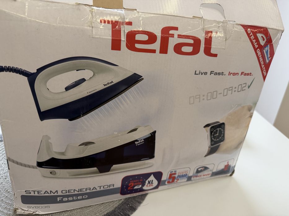 Nowe zelazko geberator pary TEFAL SV6035 nowe!!!