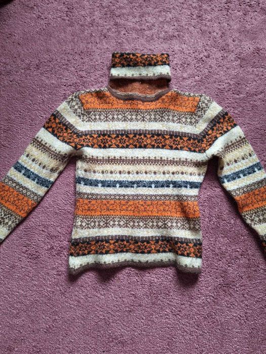 Теплий зимовий светр-водолазка