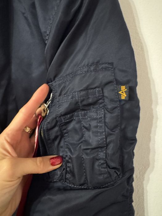 Kurtka bomberka alpha industries L damska granatowa