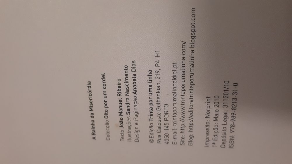 Livro a rainha da misericórdia assinado pelo escritor