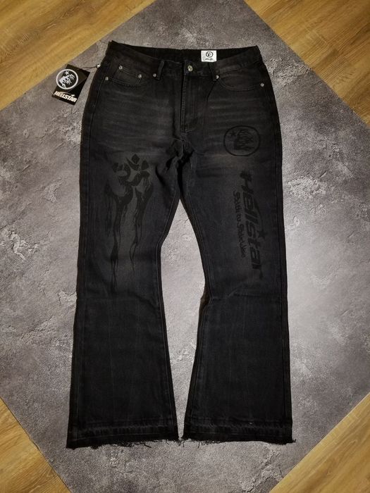 Джинси Hellstar Black Flare кльош (M, L)