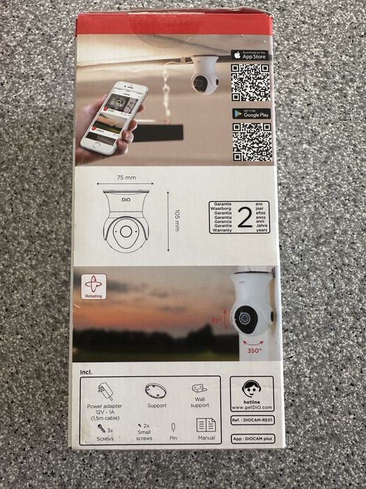 Camera DIO Nova em caixa