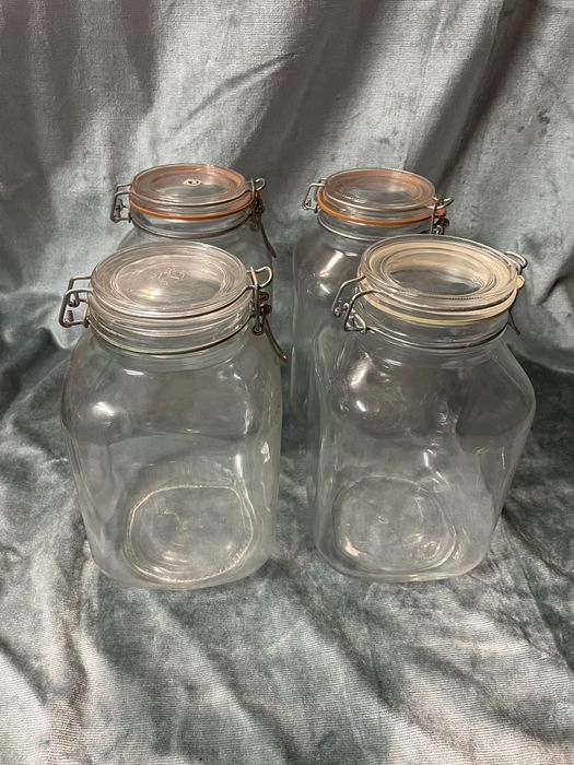 Conjunto 4 frascos 3,1 lt