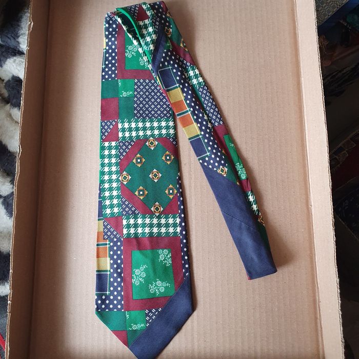 Krawat wzory jedwab (k-9)